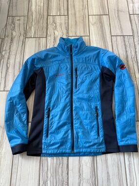 Mammut Alpha hybrid insulated jacket.